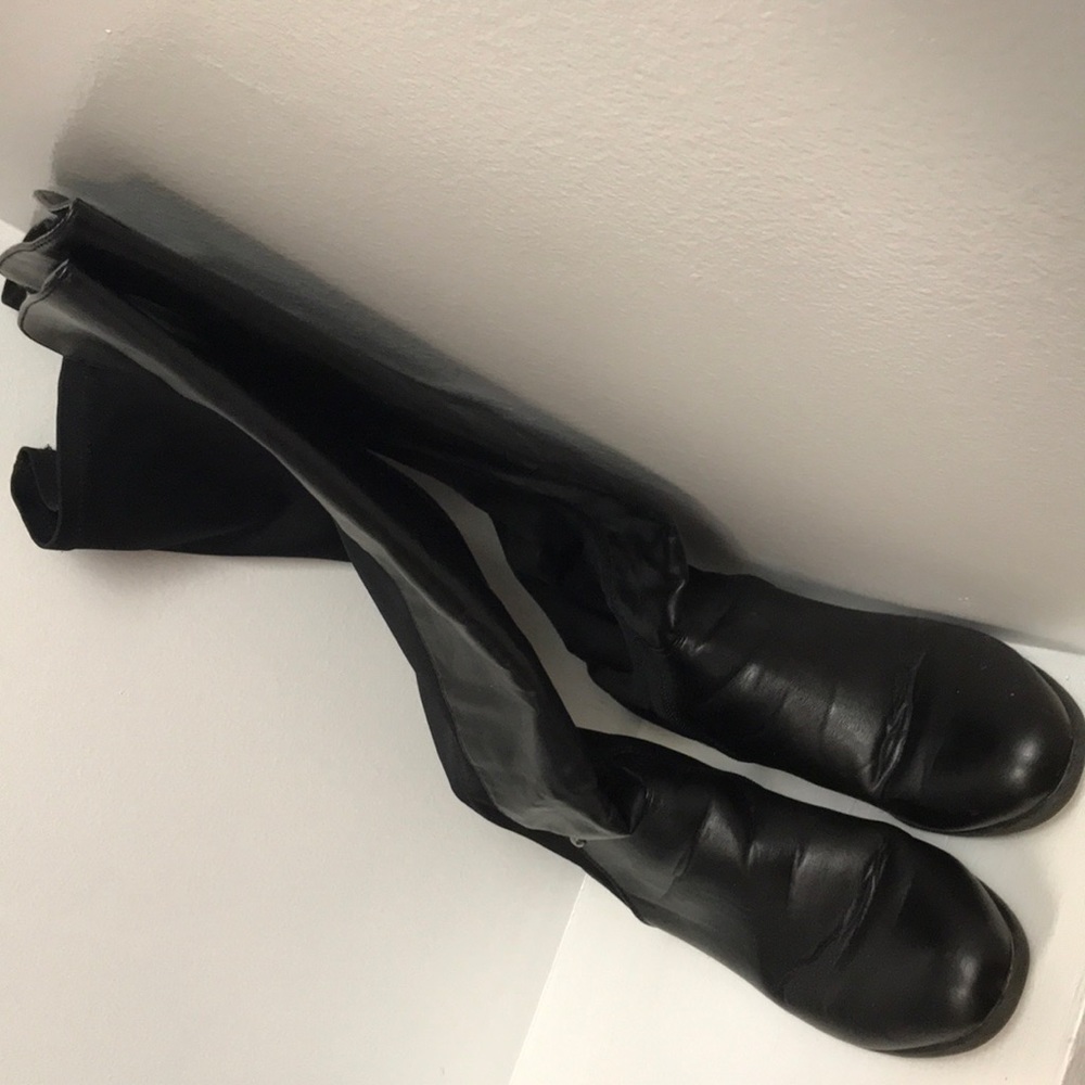 High Black Boots from Lane Bryant 8W